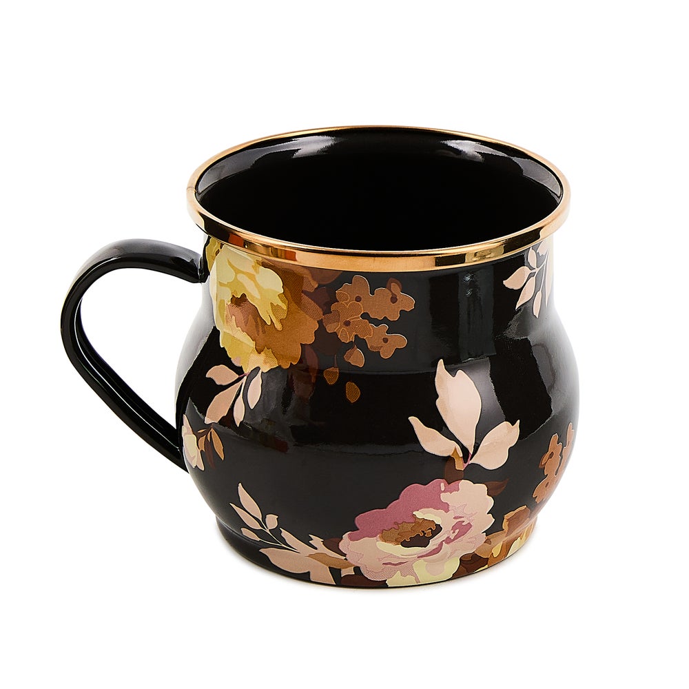 Floral Enamel Mug