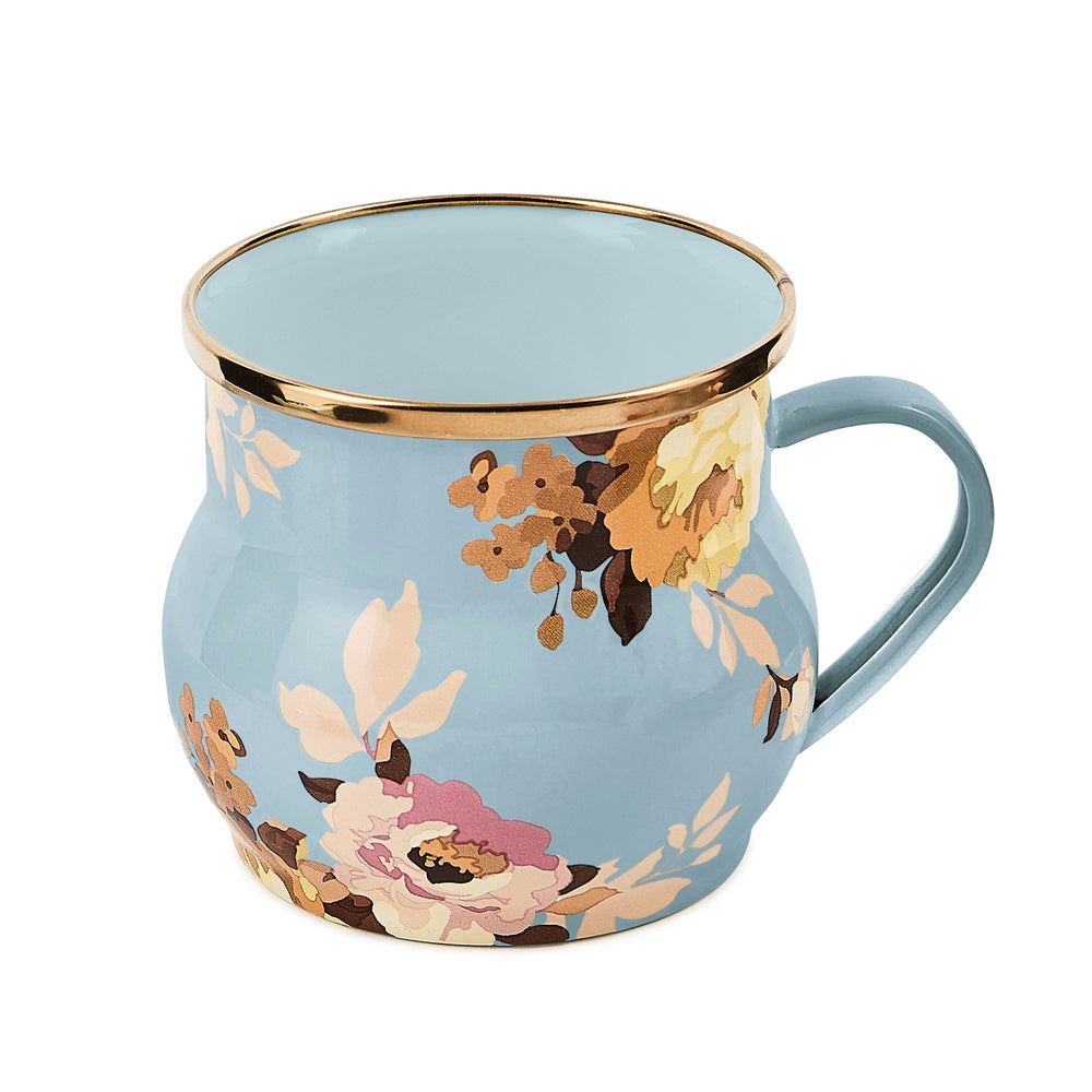 Floral Enamel Mug