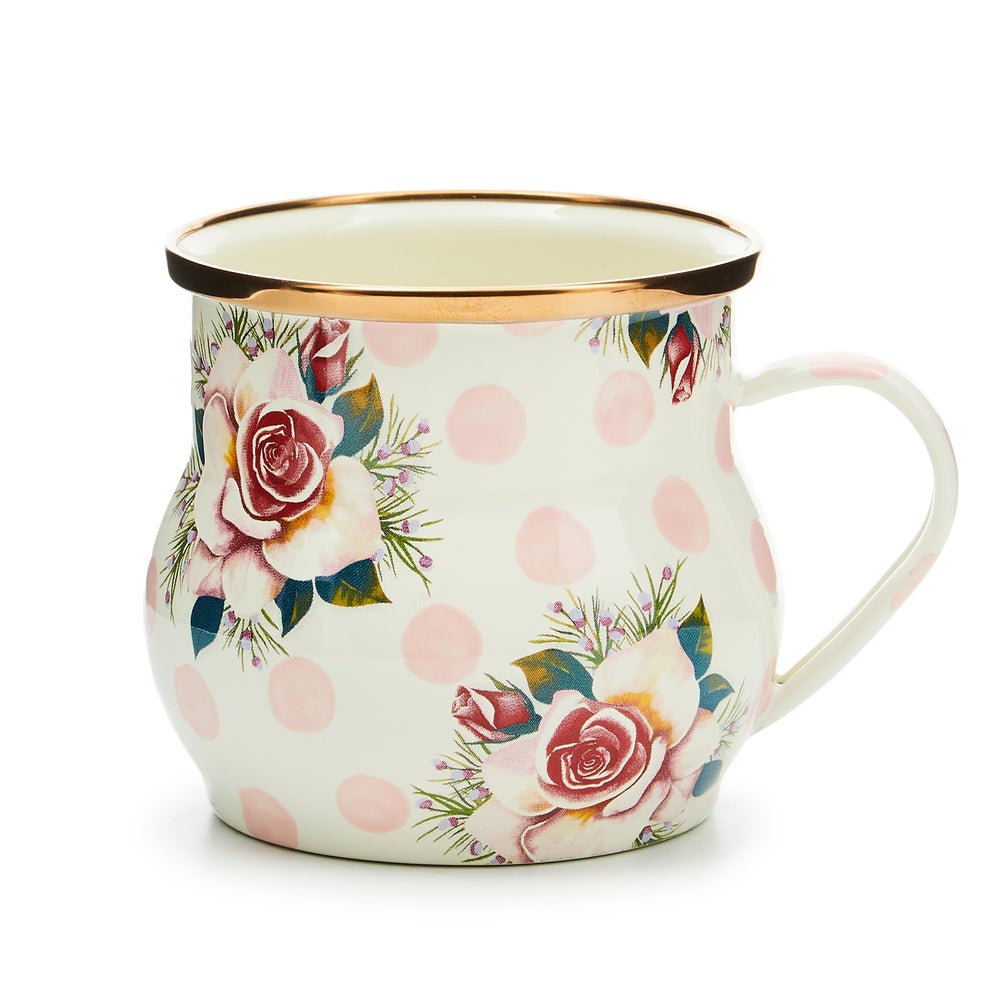 Floral Enamel Mug
