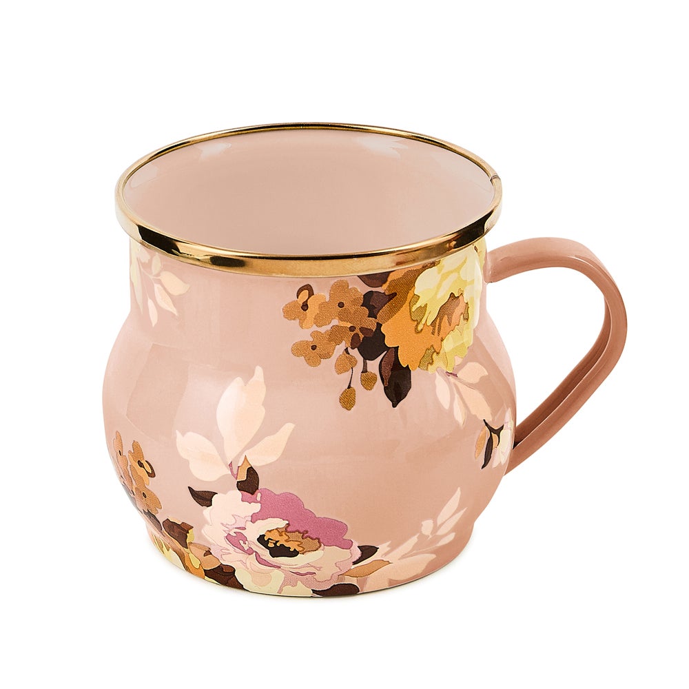 Floral Enamel Mug