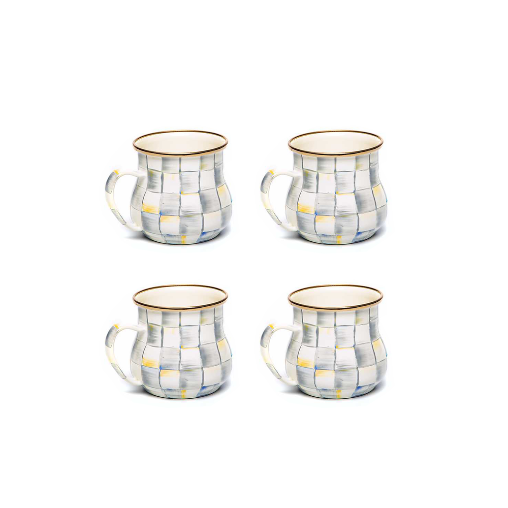 Check Dinnerware, Set of 4