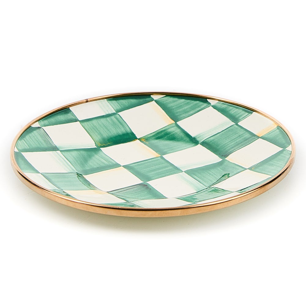 Enamel Teacup & Saucer