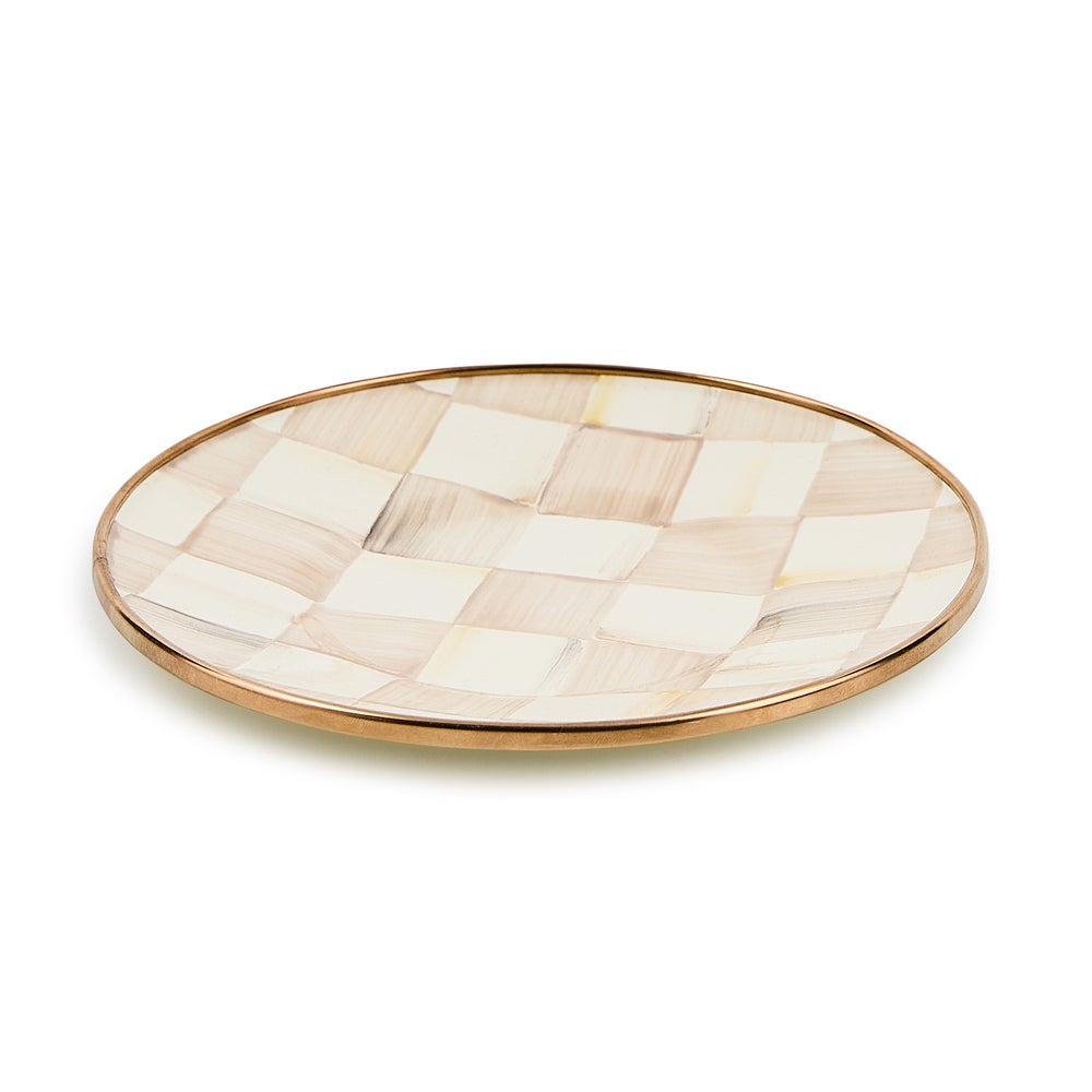 Enamel Teacup & Saucer