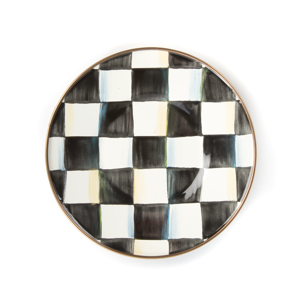 Enamel Teacup & Saucer