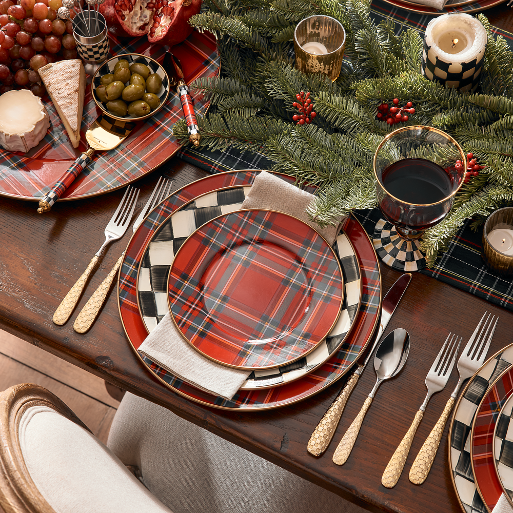Red Tartastic Dinnerware