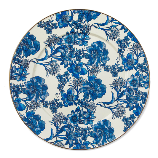 Floral Enamel Serving Platter