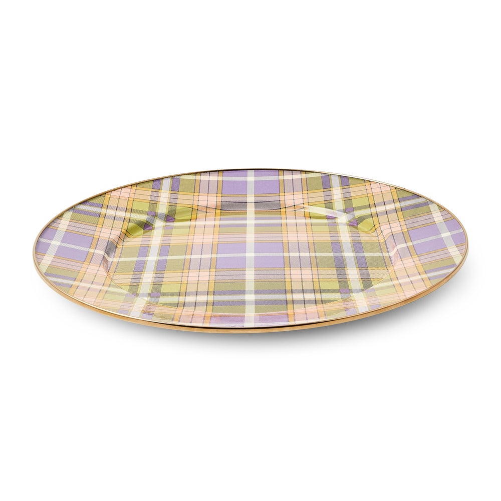 Tartan Serving Platter