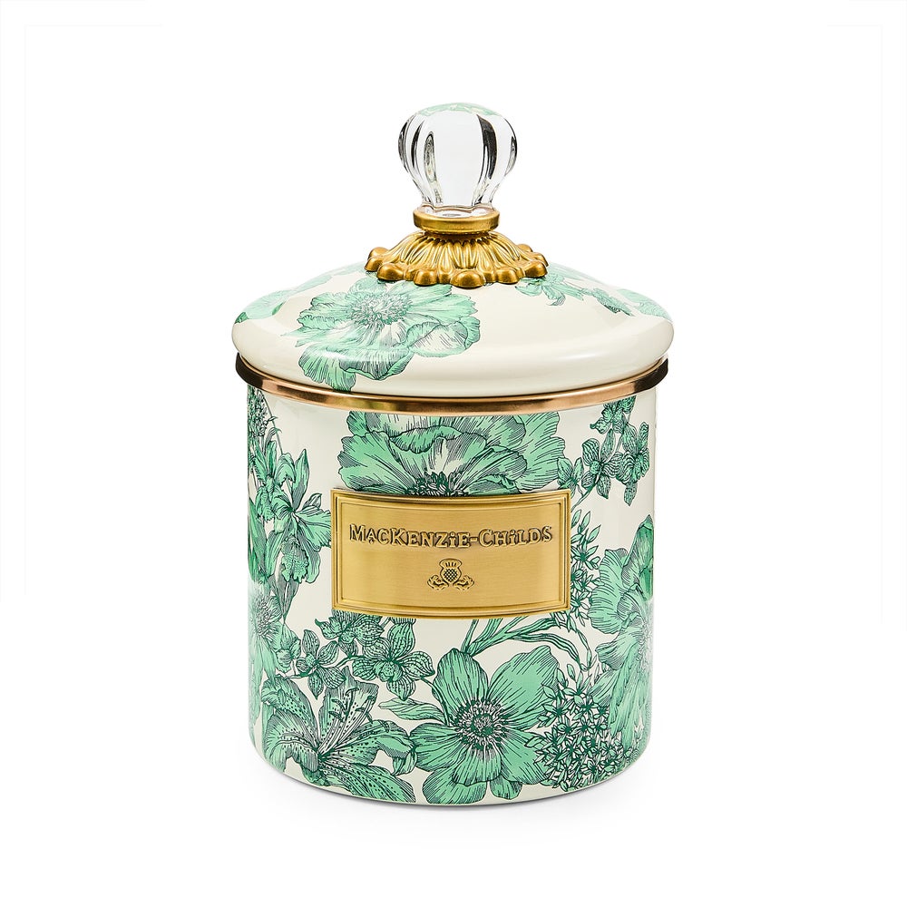 Emerald English Garden Canisters