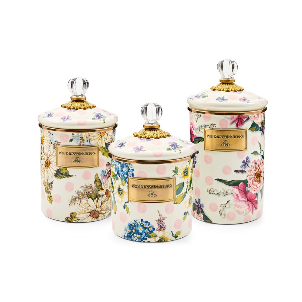 Wildflowers Pink Canisters
