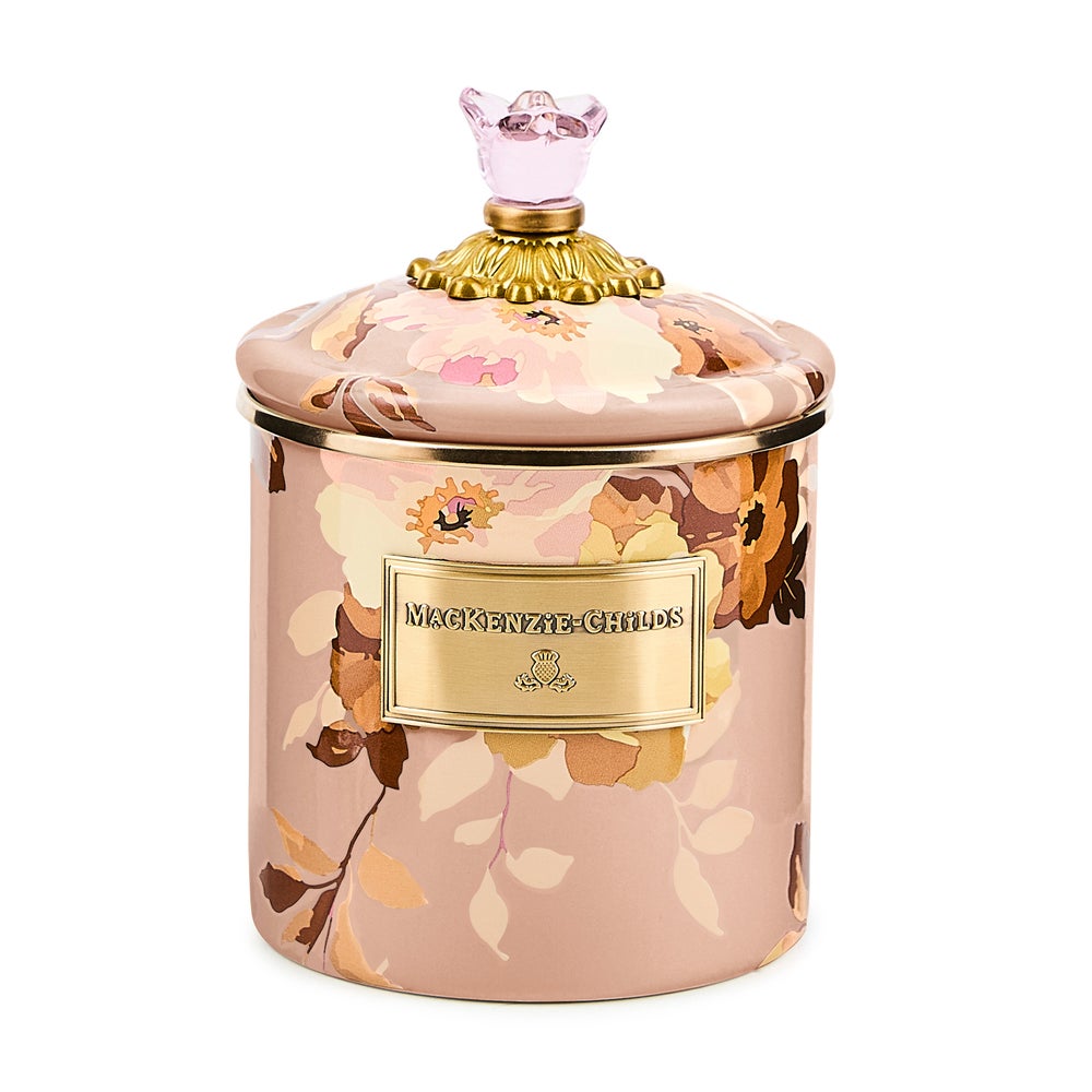 Wild Rose Mauve Canisters