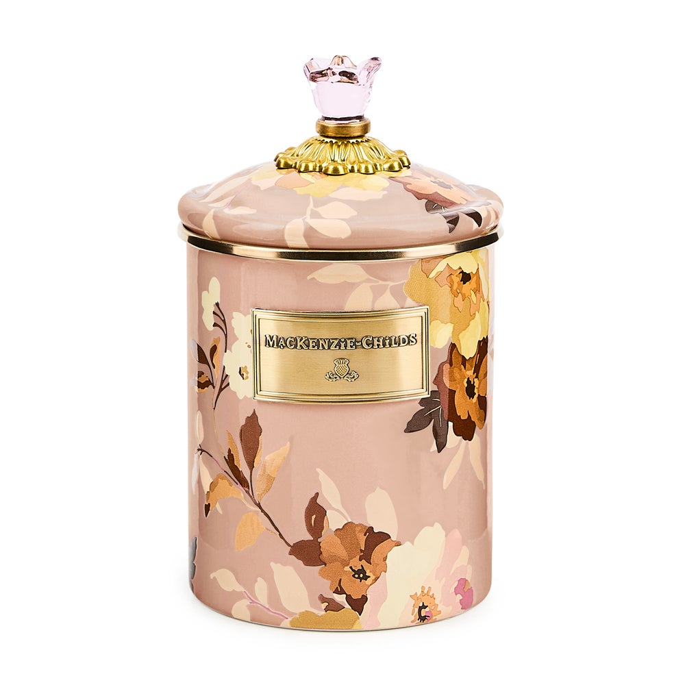 Wild Rose Mauve Canisters