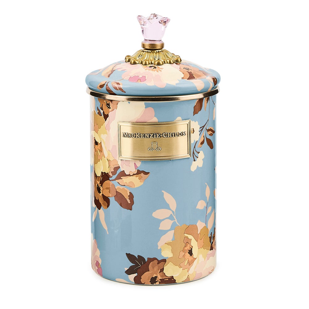 Wild Rose Slate Canisters