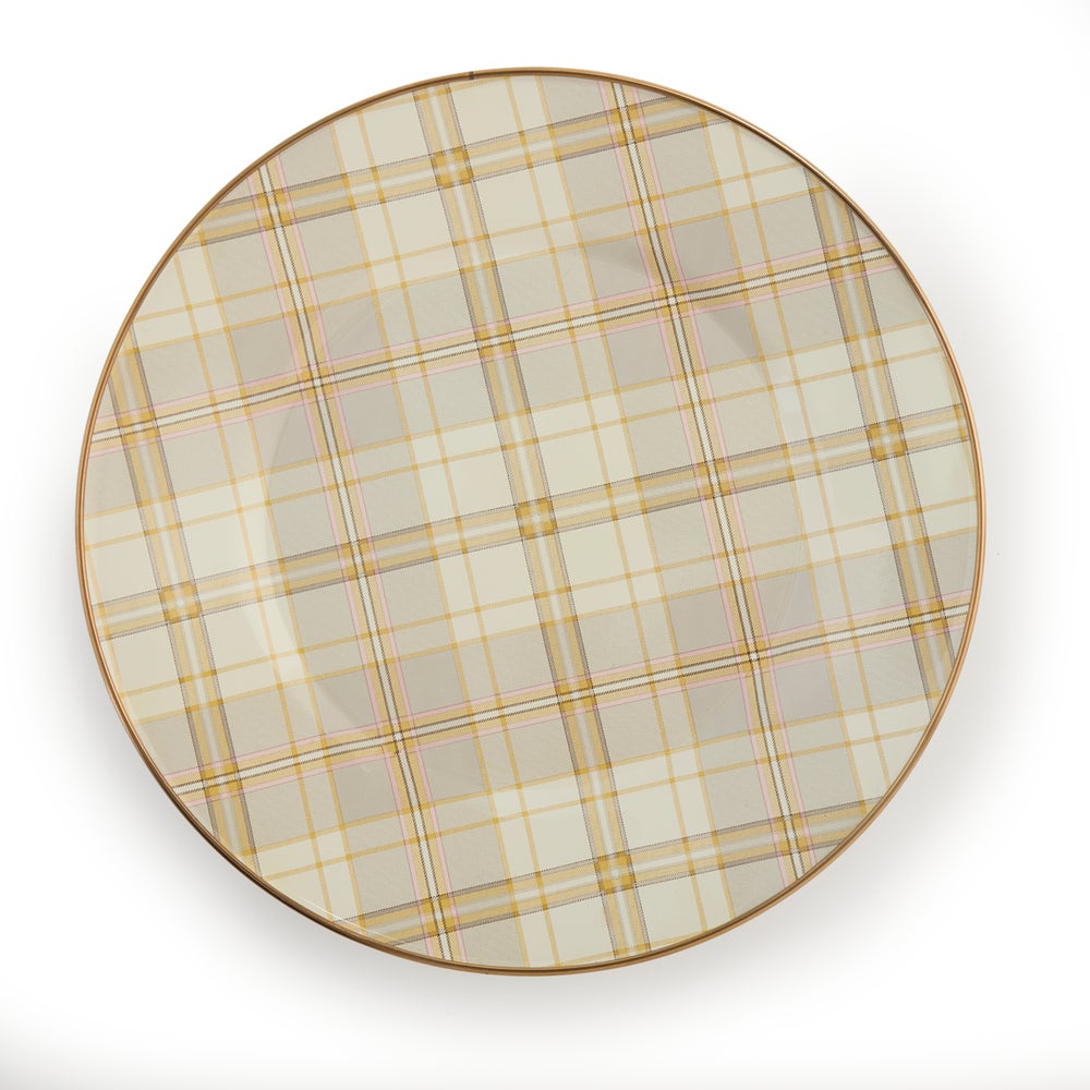 Latte Tartan Dinnerware