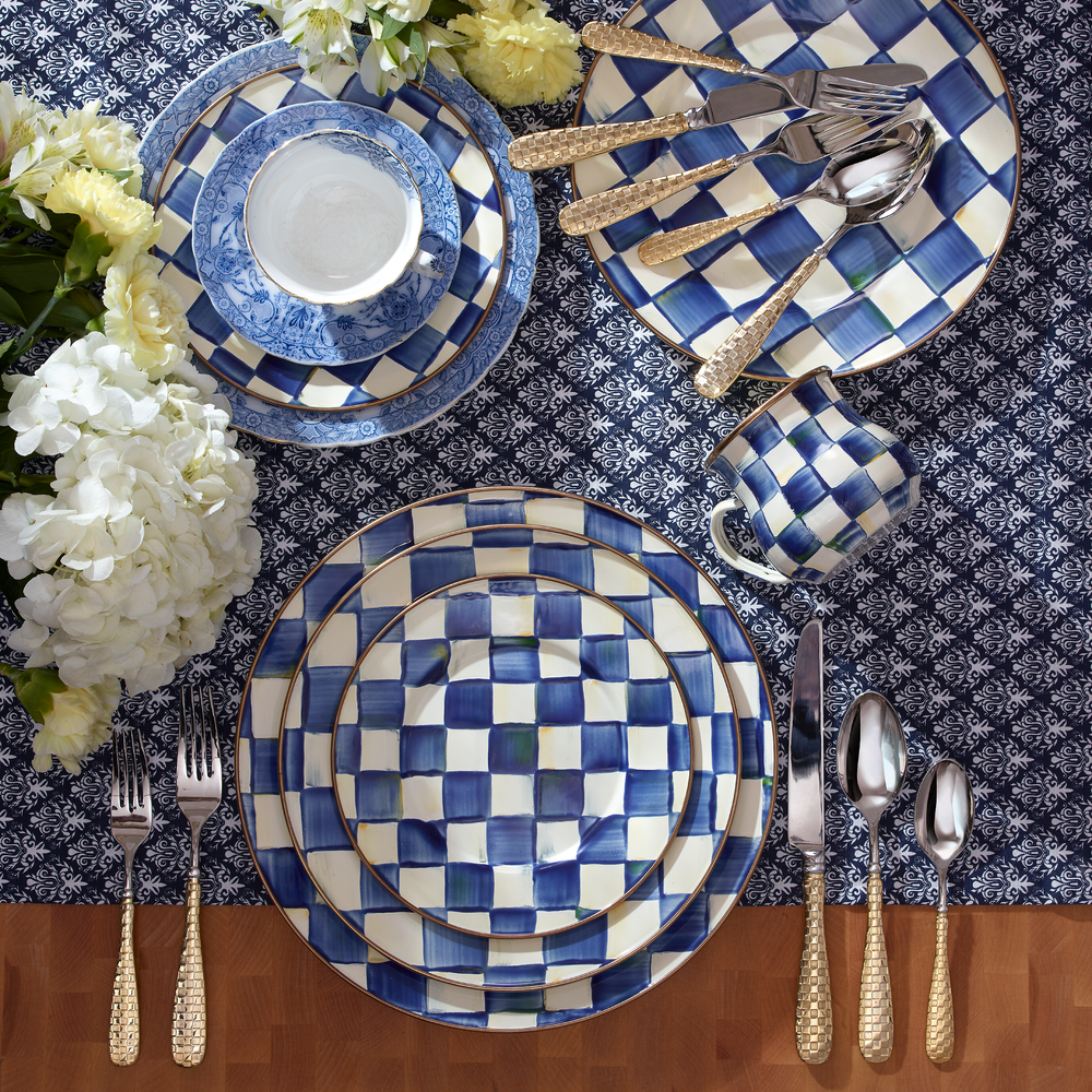 Royal Check Enamel Dinnerware