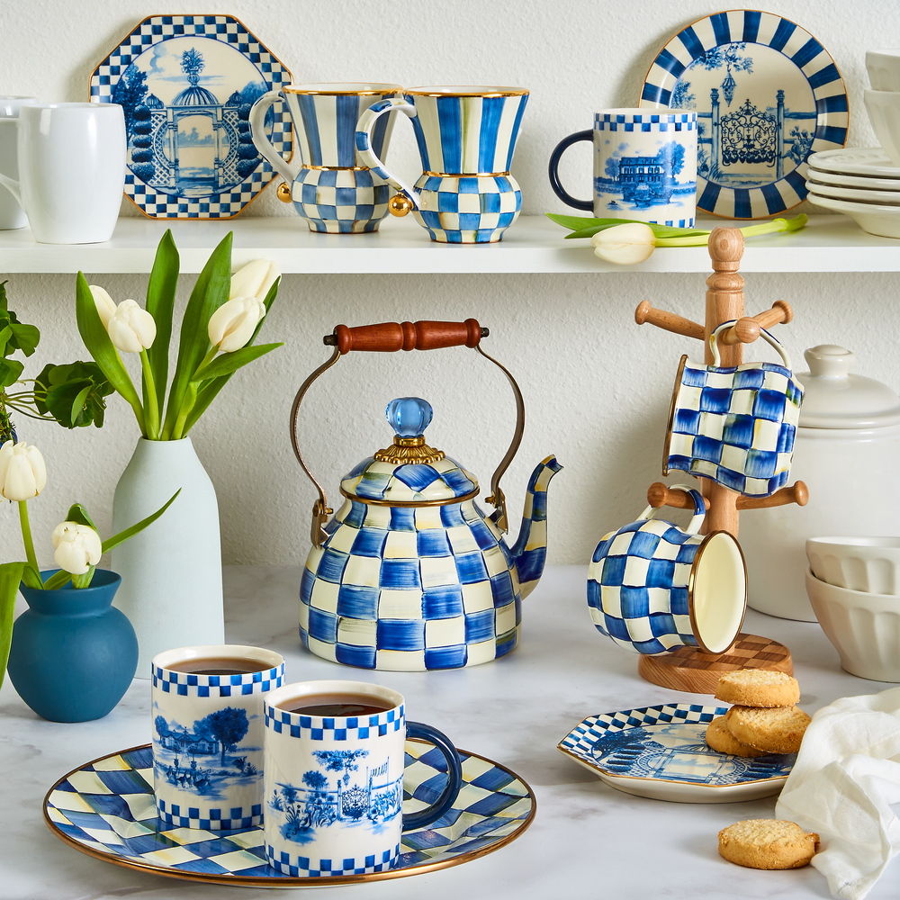 Royal Check Enamel Dinnerware