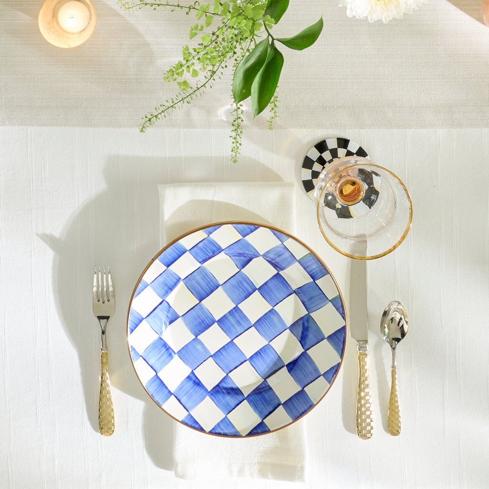 Royal Check Enamel Dinnerware