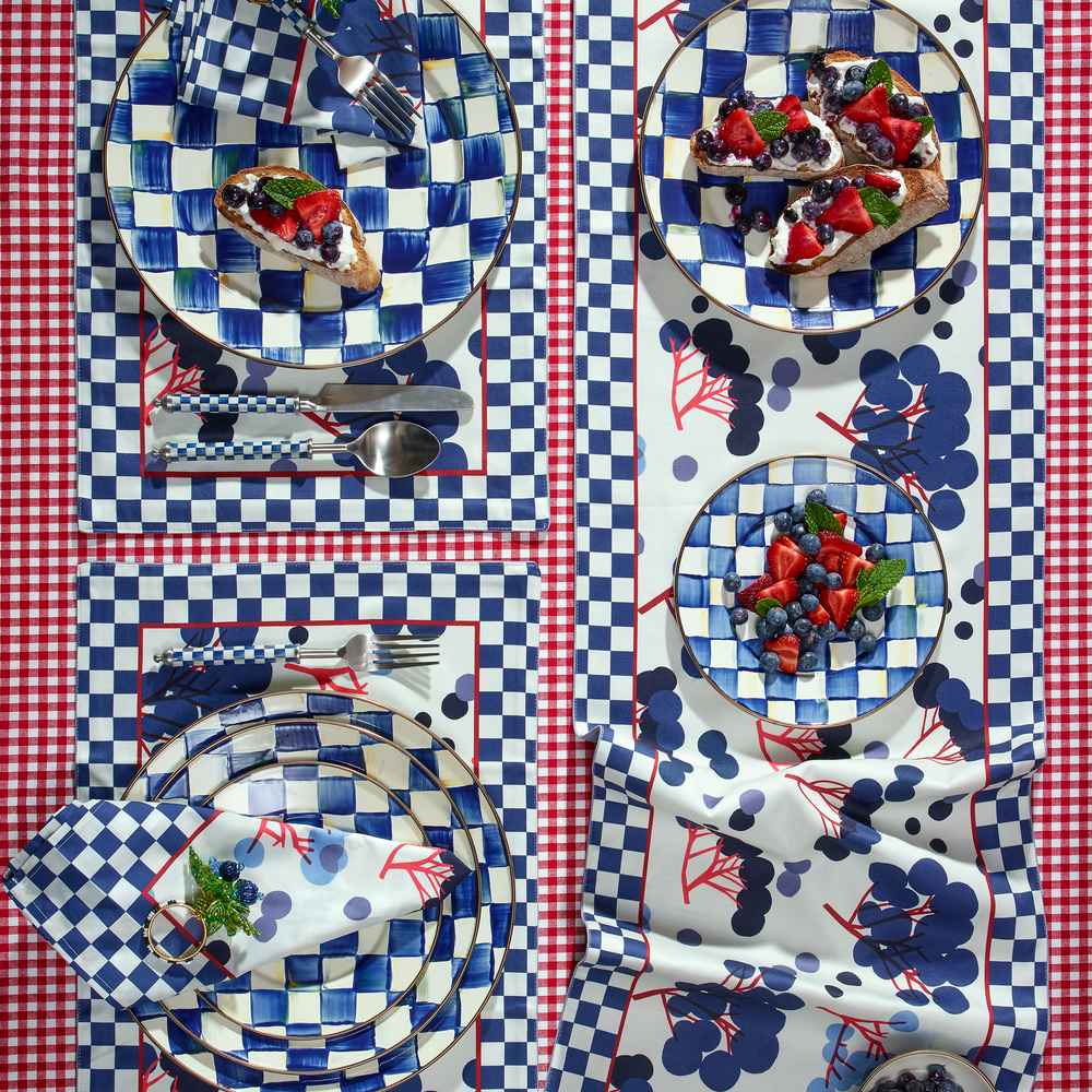 Royal Check Enamel Dinnerware