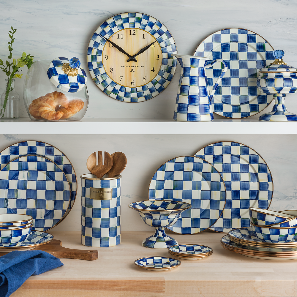 Royal Check Enamel Dinnerware