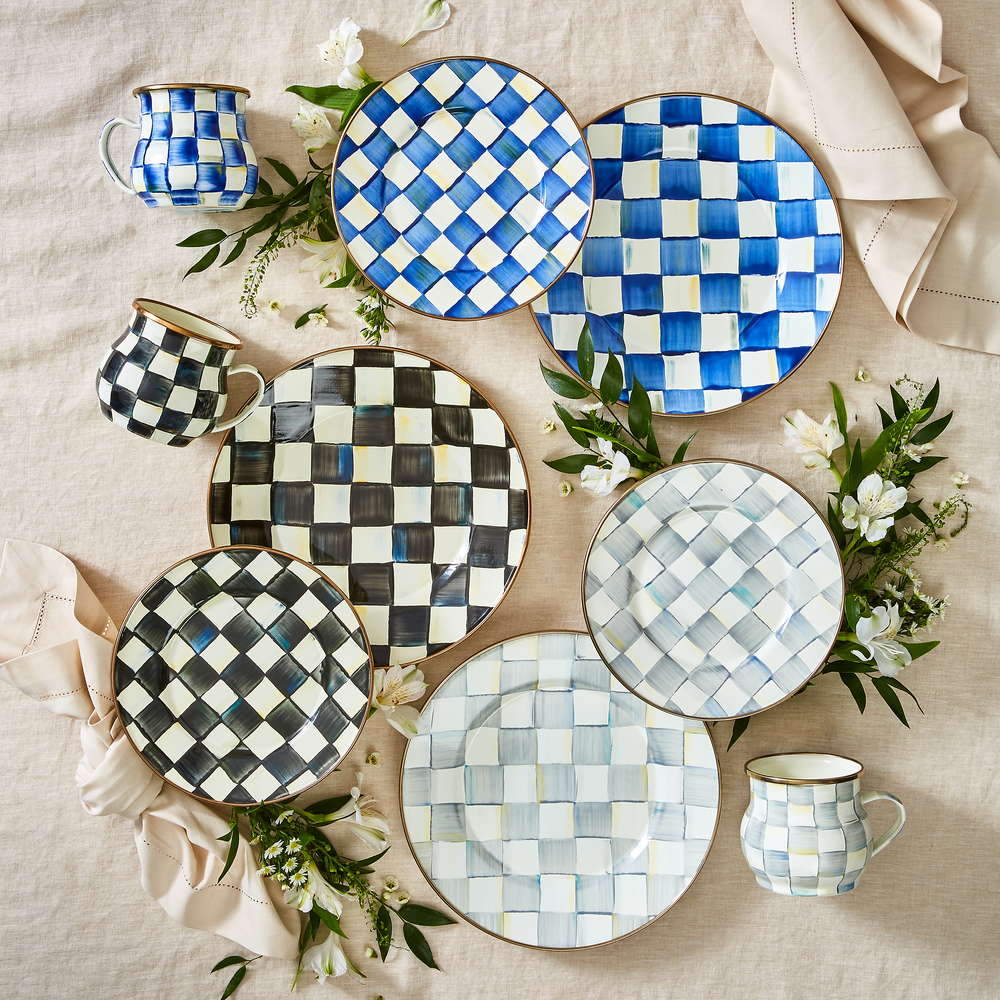 Royal Check Enamel Dinnerware