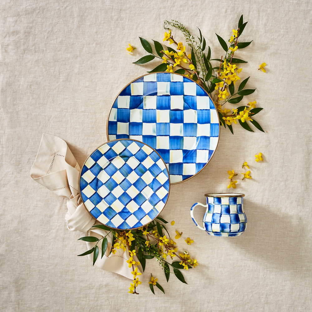 Royal Check Enamel Dinnerware