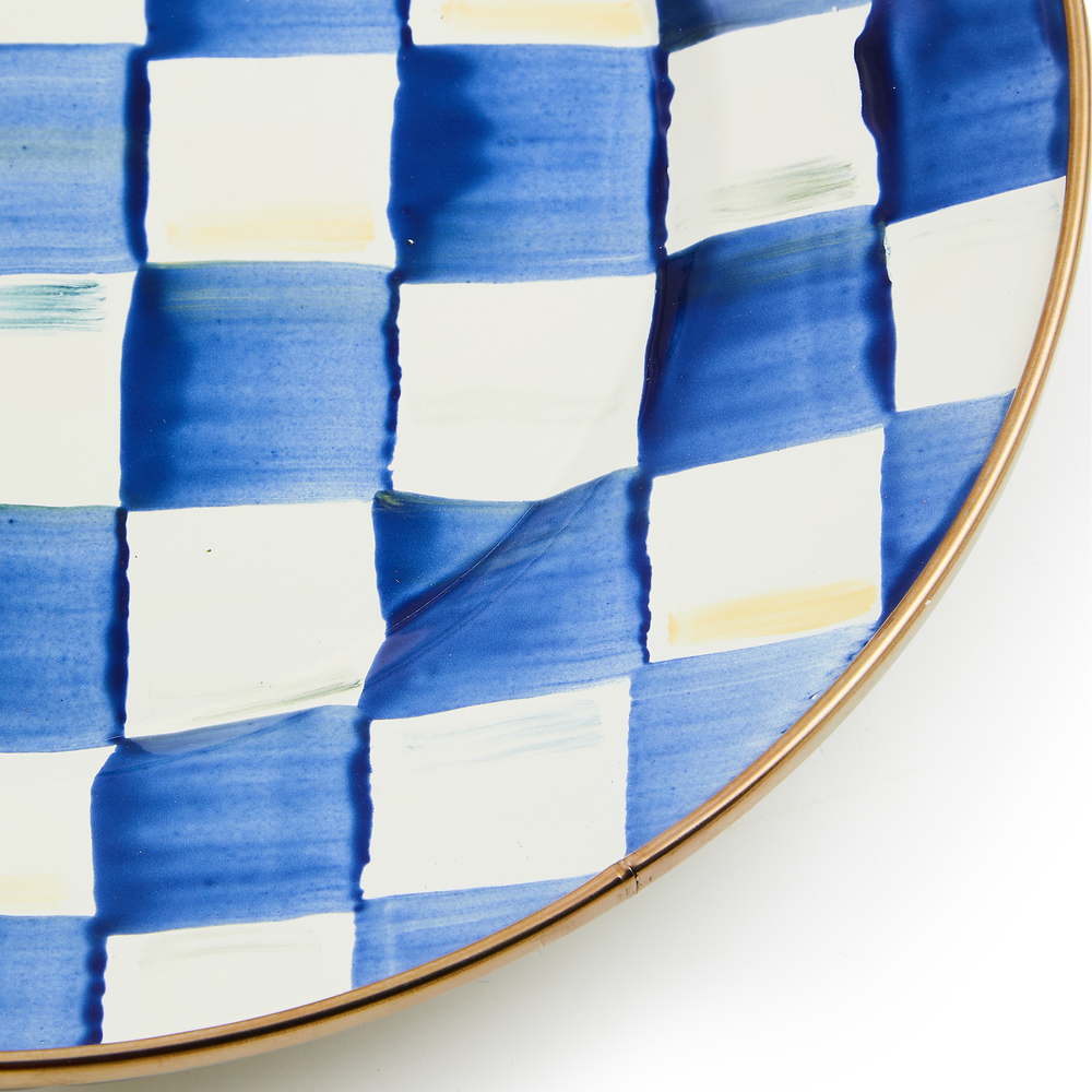 Royal Check Enamel Dinnerware