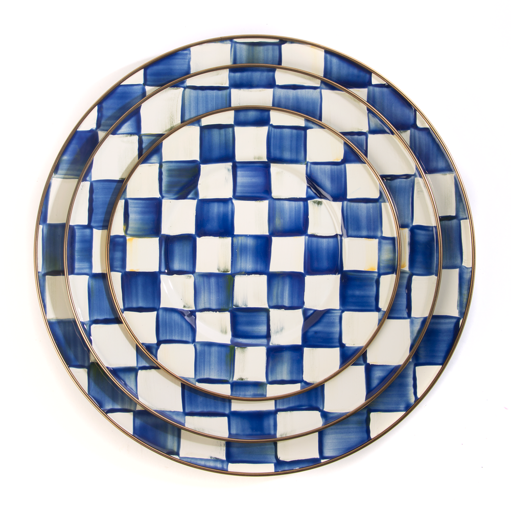 Royal Check Enamel Dinnerware