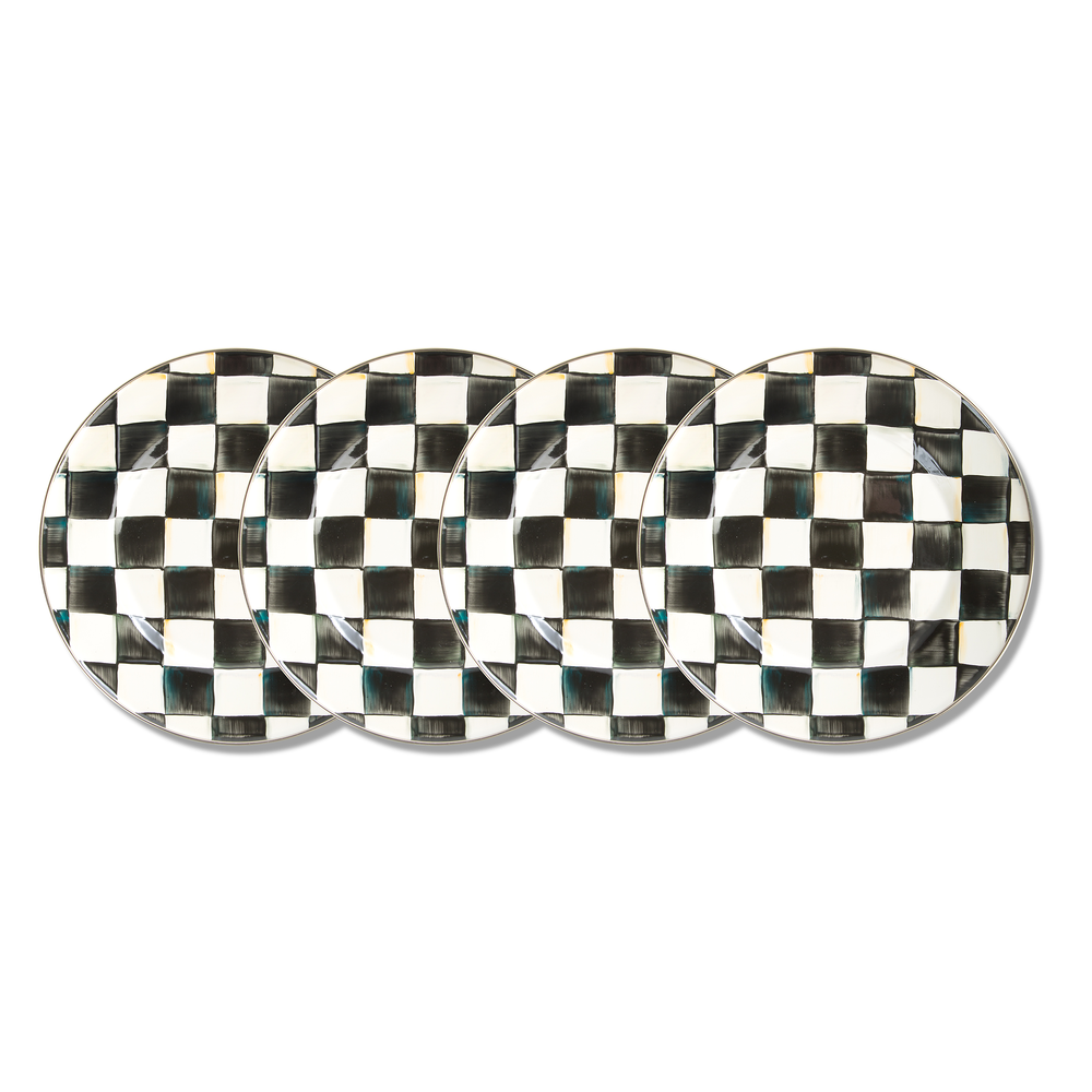 Check Dinnerware, Set of 4