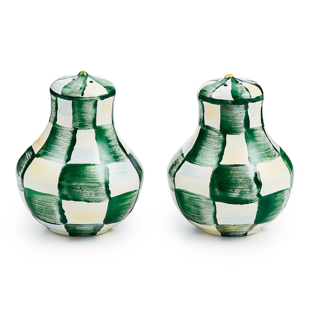 Enamel Salt & Pepper Shakers