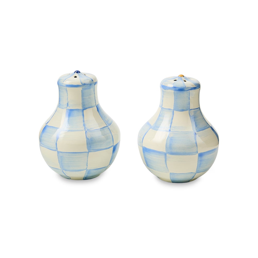 Enamel Salt & Pepper Shakers