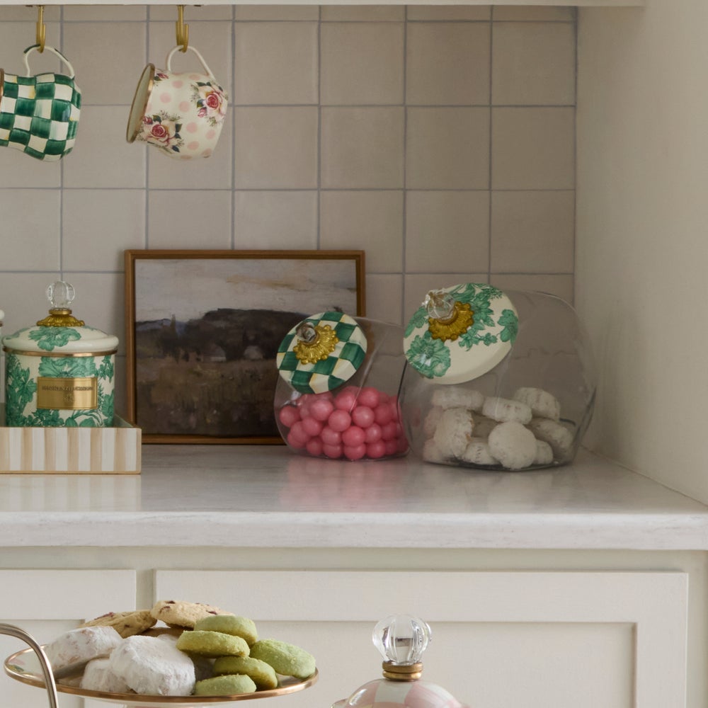 Floral Cookie Jar