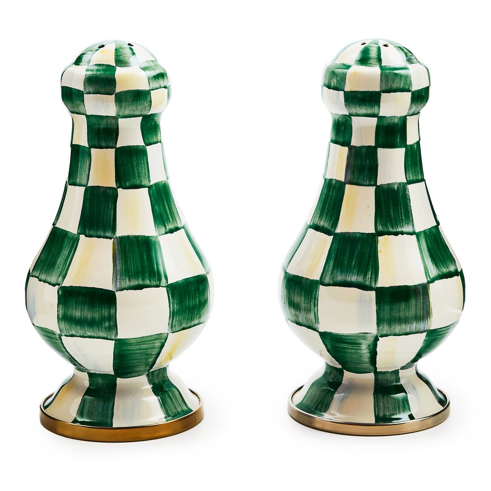 Enamel Salt & Pepper Shakers