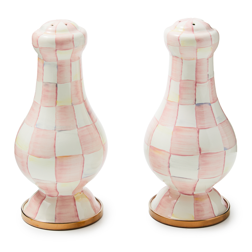 Enamel Salt & Pepper Shakers