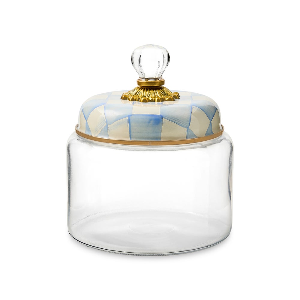 Sky Check Kitchen Canisters