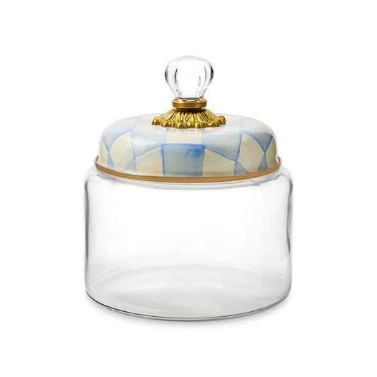 Sky Check Kitchen Canisters