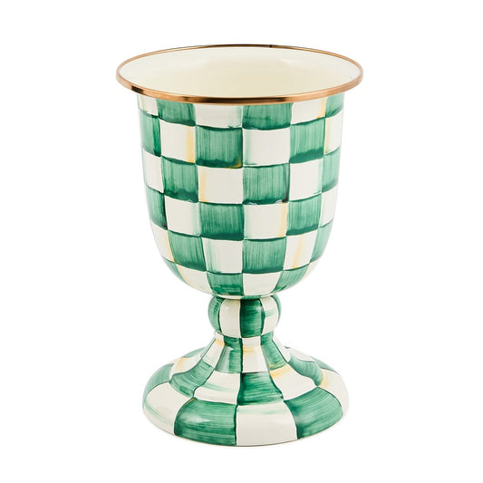 Enamel Pedestal Vase