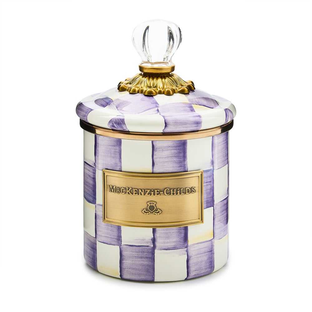 Violet Check Canisters