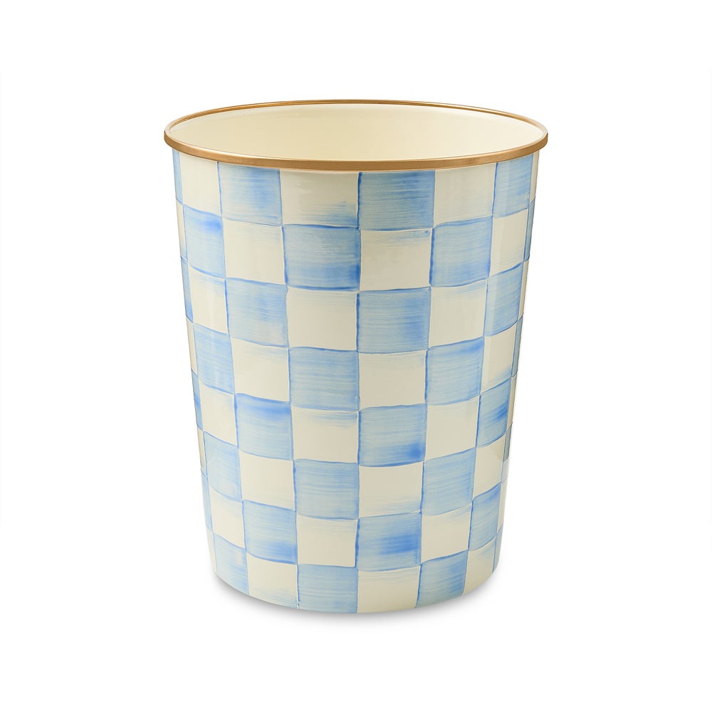 Sky Check Enamel Bath Collection