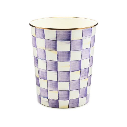 Violet Check Enamel Bath Collection