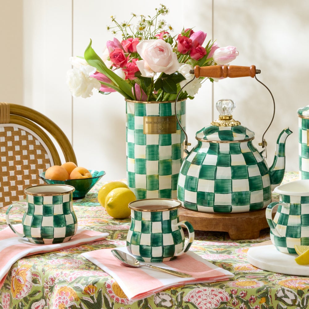Check Enamelware Utensil Holder