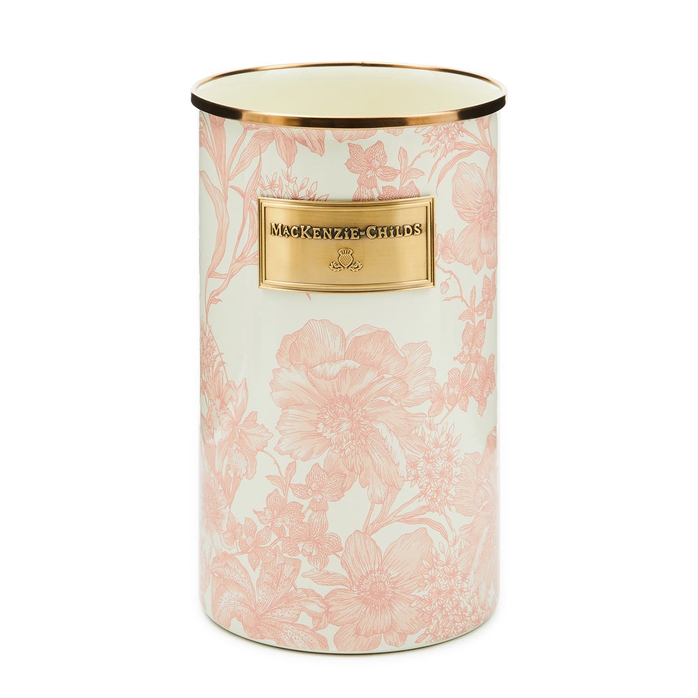 Floral Enamelware Utensil Holder