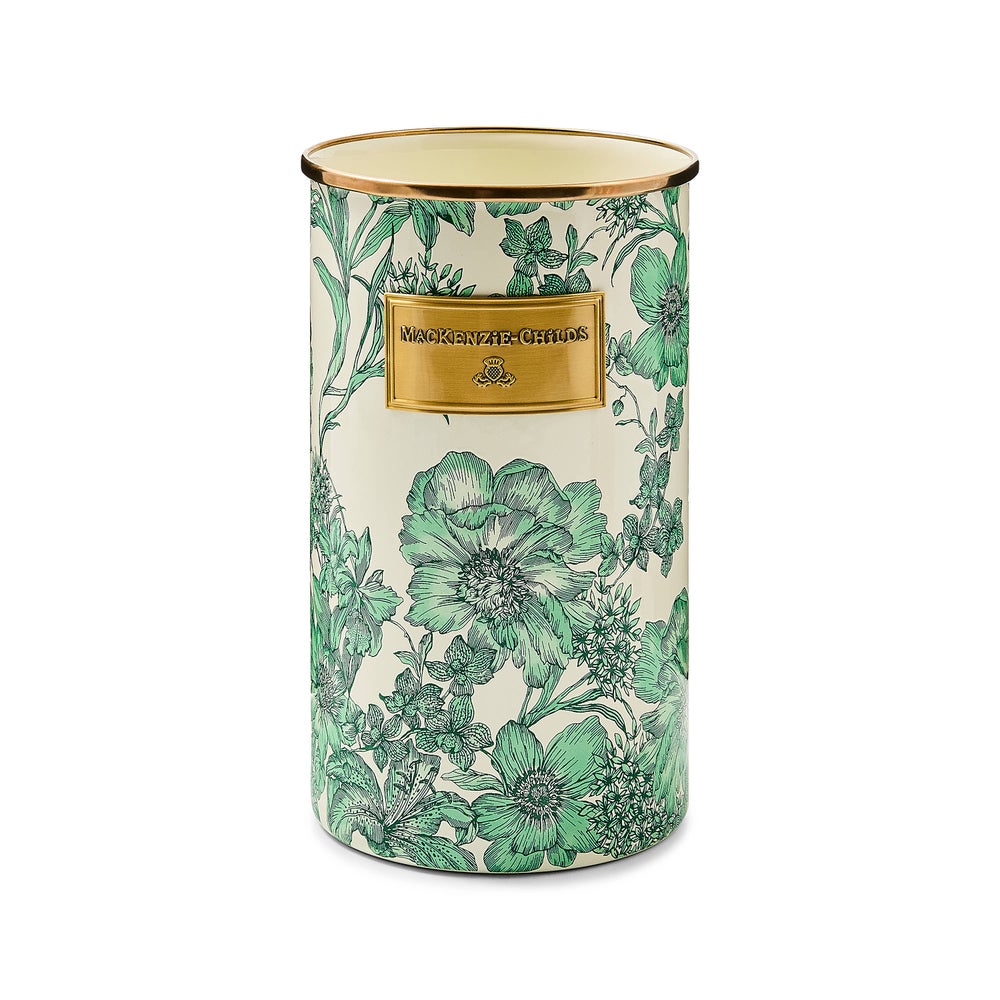 Floral Enamelware Utensil Holder