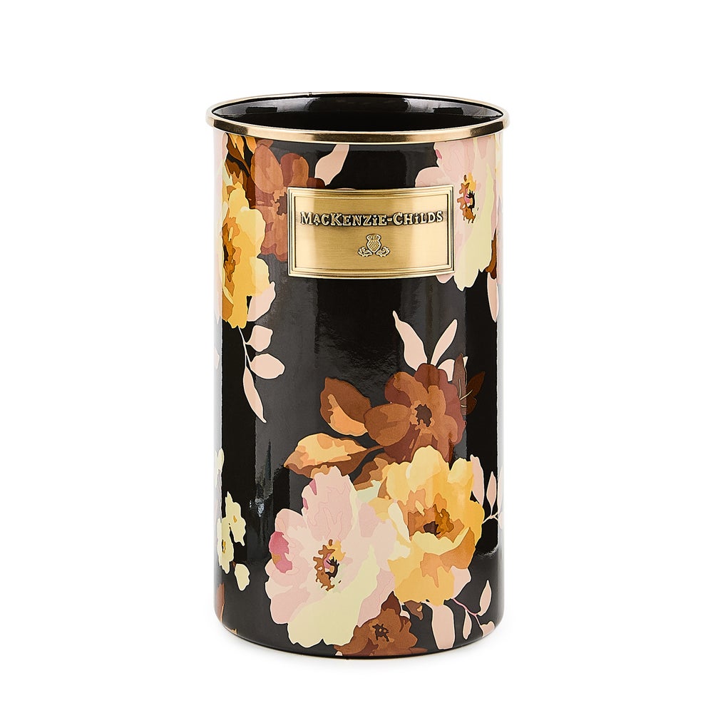 Floral Enamelware Utensil Holder