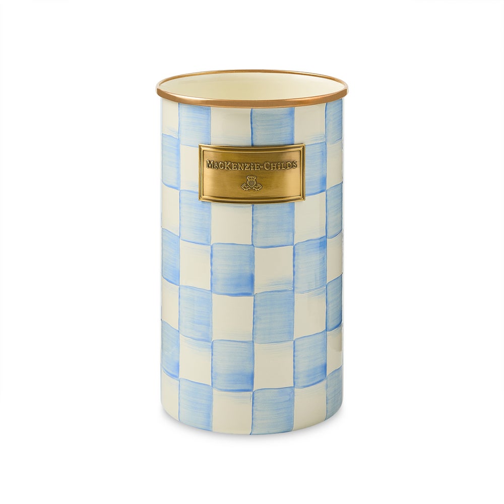 Check Enamelware Utensil Holder