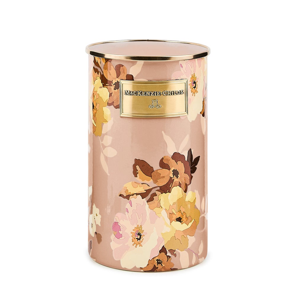 Floral Enamelware Utensil Holder