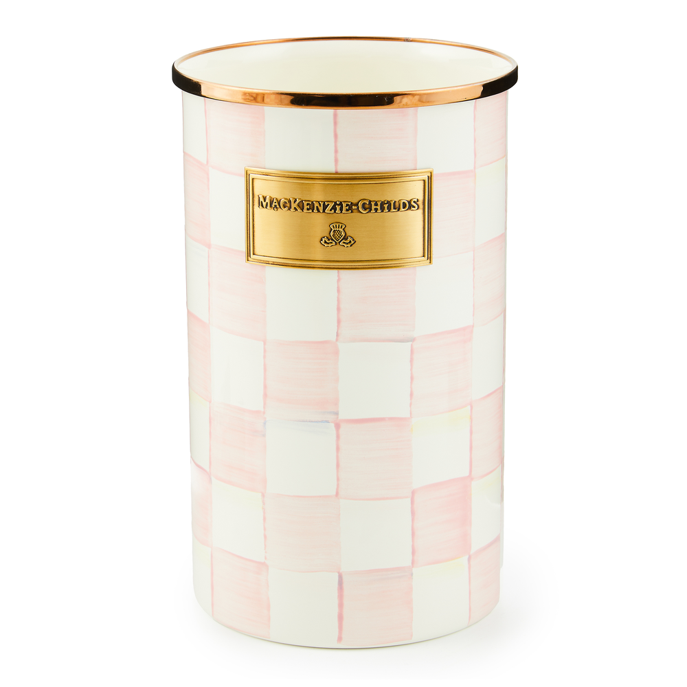 Check Enamelware Utensil Holder