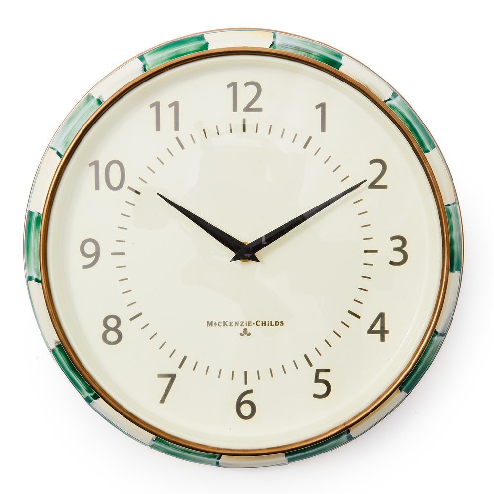Enamel School Clock