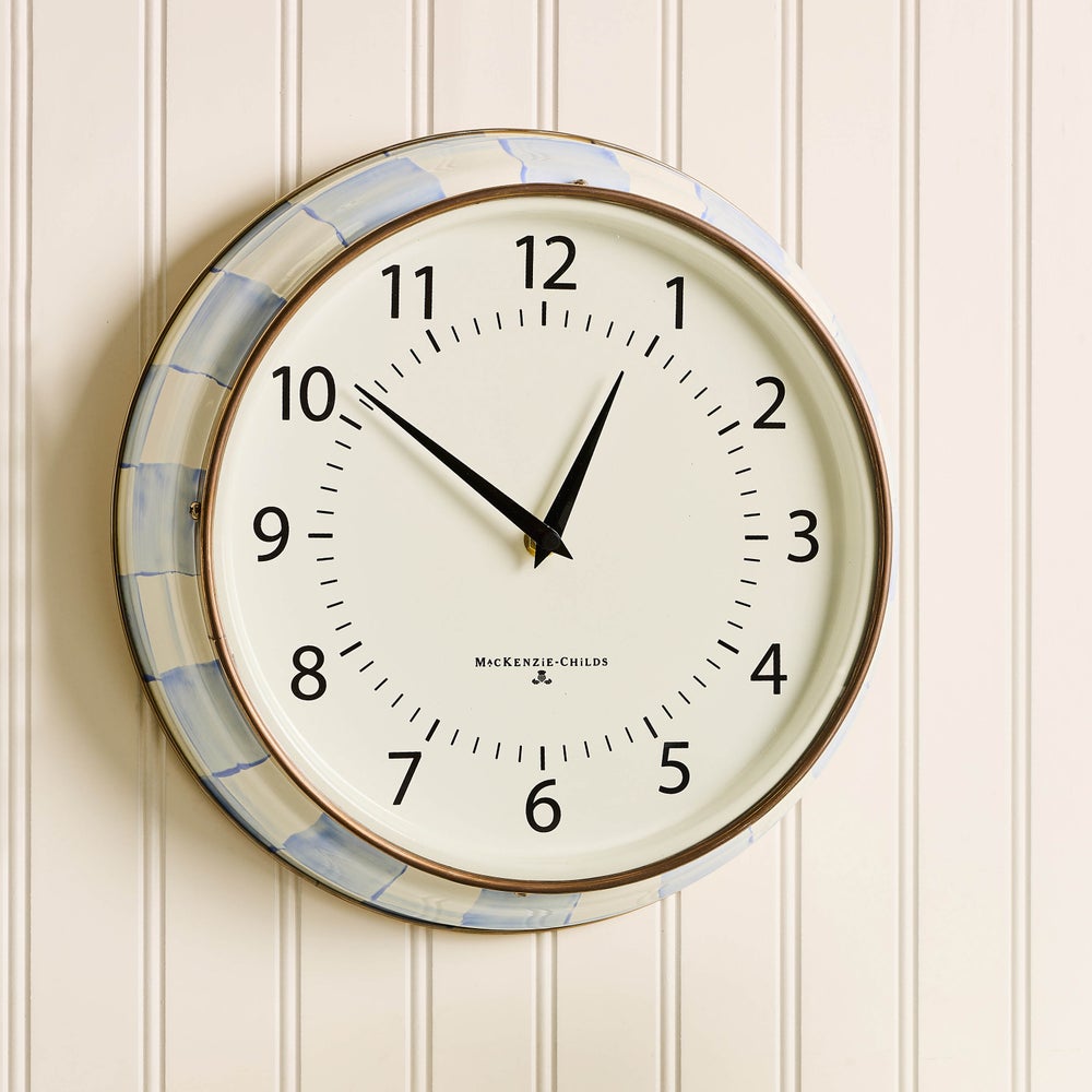 Enamel School Clock