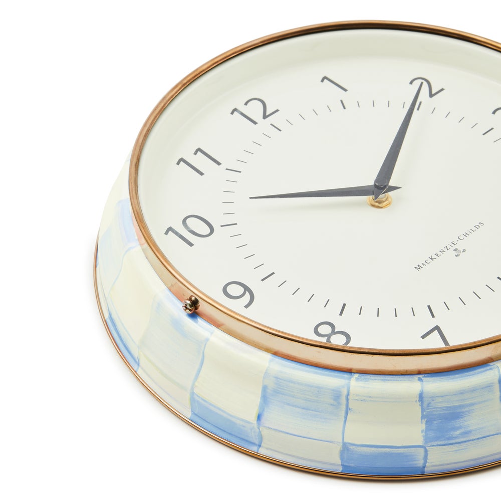 Enamel School Clock