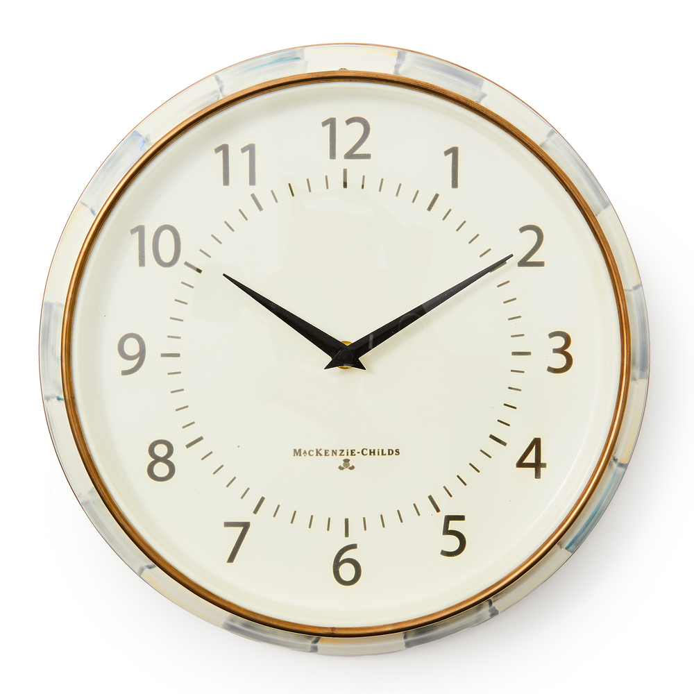 Enamel School Clock