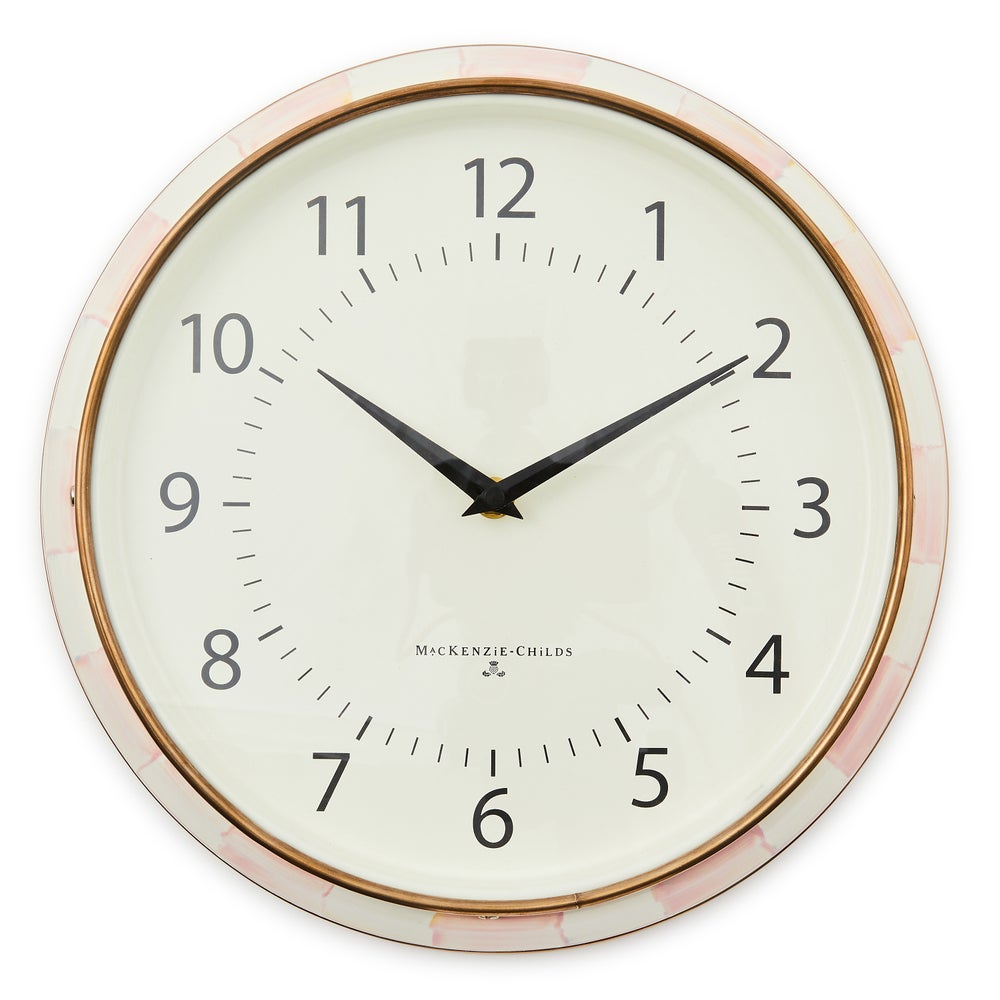 Enamel School Clock